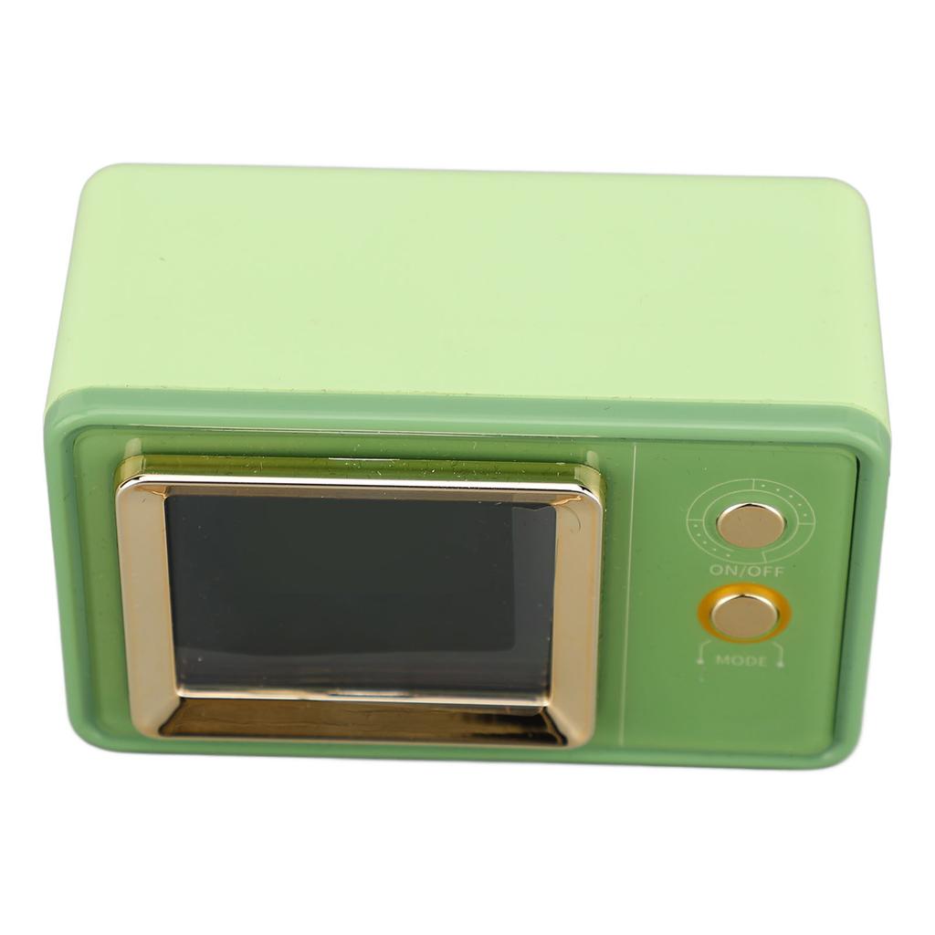 Retro Speaker TV Shaped Multifunctional Fashionable Time Speaker for Home Outdoor Use