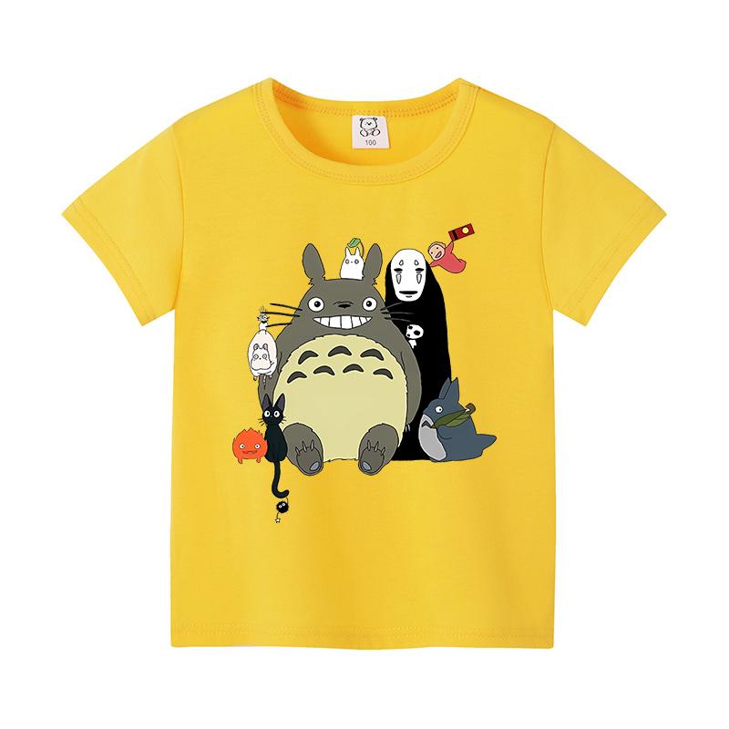 Children's T-shirt, Anime Short Sleeve, Creative Cartoon Boys and Girls Summer Children's Top