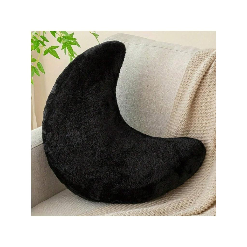 1 Month Shaped Pillow, Suitable For Indoor Decoration, Chairs, And Office Chairs