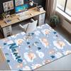 Custom Name Bear Printed Carpet,Rug for Office Chair Living Room Bedroom Kitchen Room Decor Gifts.