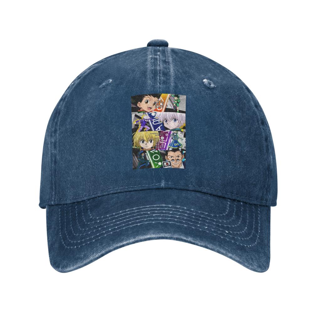 Anime HXH Hunter x Hunter Denim Cap Casual Baseball Caps Adjustable Hat Summer Unisex Baseball Hats