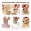 Magnetic Ceramic Unpacking Knife Portable Unpacking Knife Blade Express Unpacking Knife Unpacking Artifact Blade Automatic Rebound