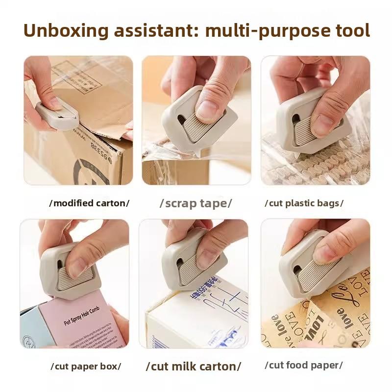 Magnetic Ceramic Unpacking Knife Portable Unpacking Knife Blade Express Unpacking Knife Unpacking Artifact Blade Automatic Rebound