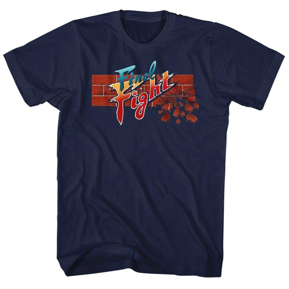 Final Fight Navy Gaming Shirt 120