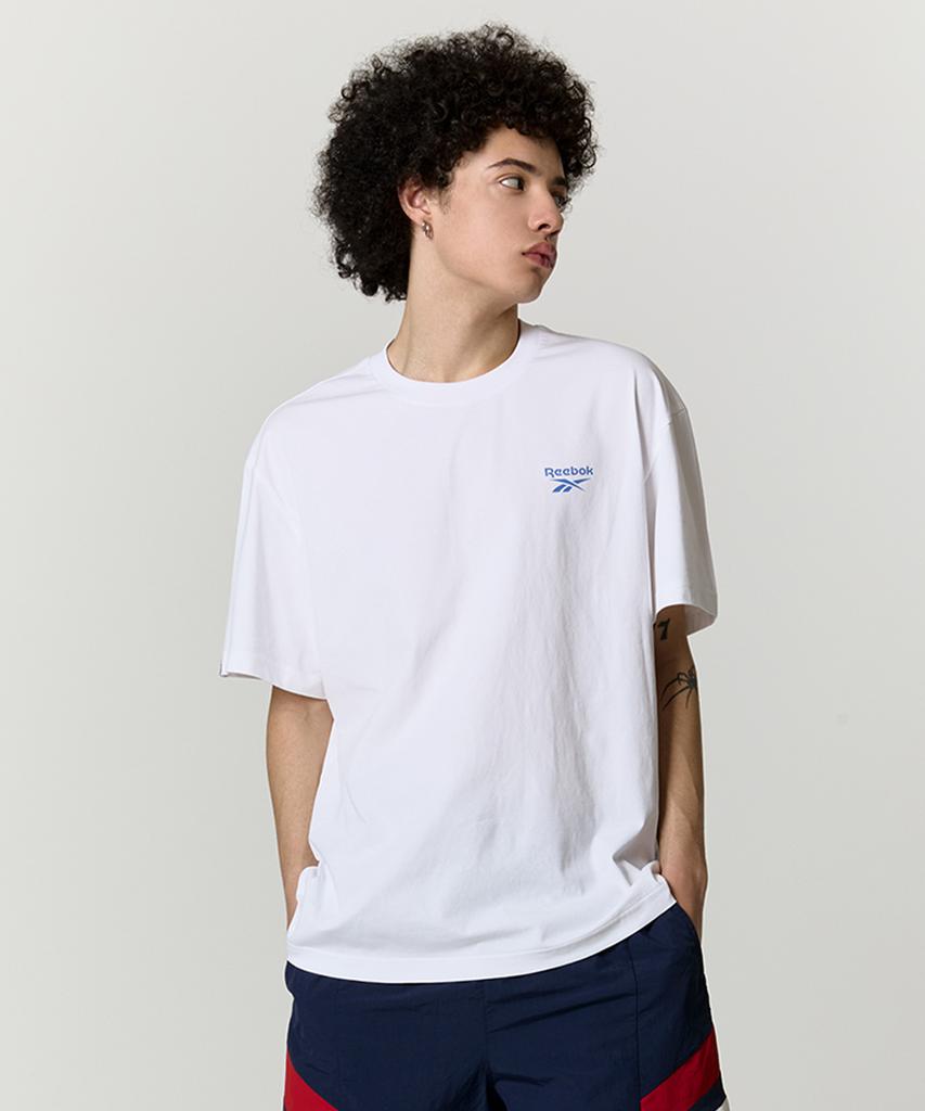 REEBOK Ice Cotton Graphic T-Shirt - White