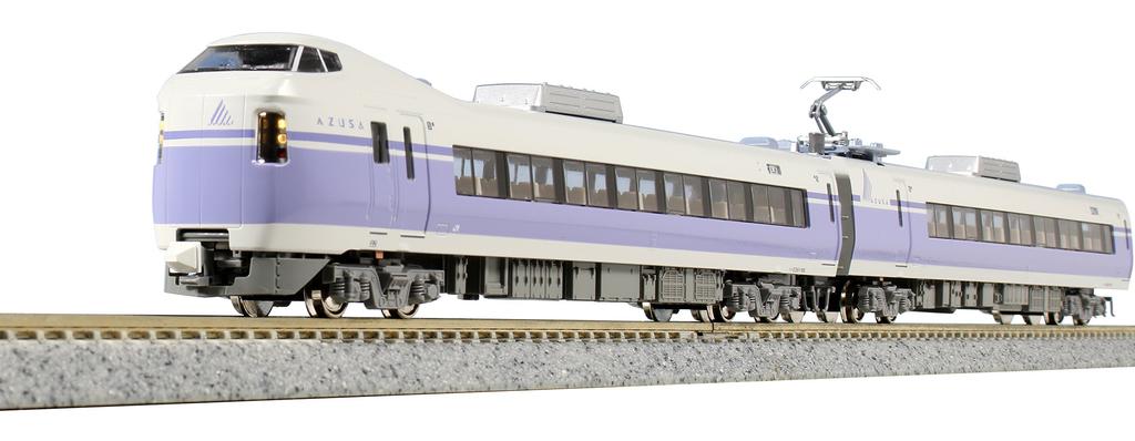 KATO N Gauge E351 Series Super Azusa Basic Set Model Purple 8-Car 10-1342 Train,