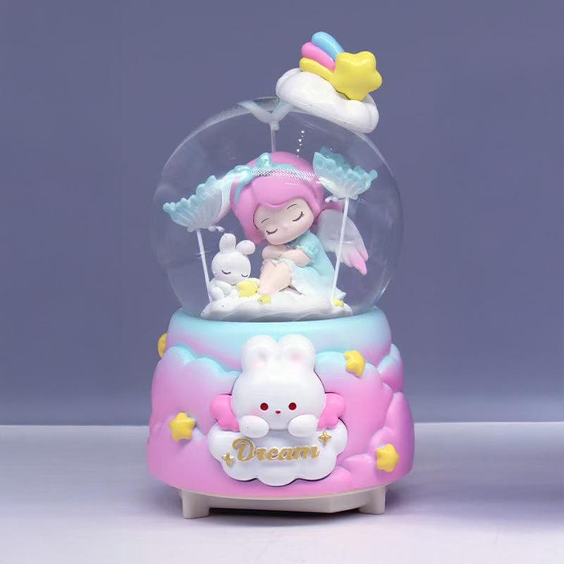 Astronaut Crystal Ball Music Box Ornament - Student Snow Globe Birthday Gift