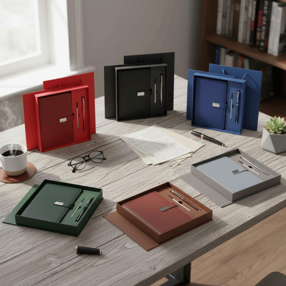 Refill Set Corporate Gifts Set Stylus Pen Customized Notebook Notebook Pen Set  Business Meetings