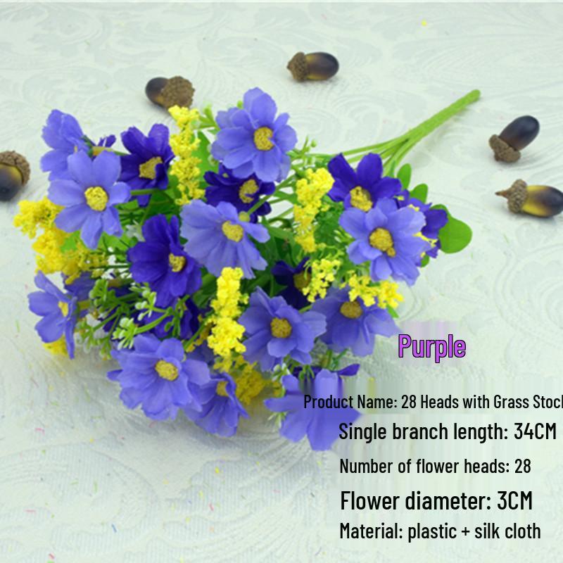 Fiori di Gigli Artificiali in Seta a Stelo Singolo per Decorazione Soggiorno o Tavola da Pranzo