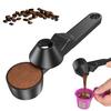 Pâlnie lingură de cafea pentru capsule reutilizabile de tip K Lingură de măsurat cafea de precizie Instrumente de reumplere capsule de cafea pentru transfer pudră proteică ceai