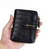Women's Short Wallet Fashionable Multi-Card Zipper Change Bag Niche Stone Pattern Card Bag
