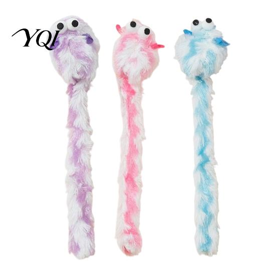 Mental Stimulation for Cats Plush Mouse Cat Toy with Catnip, Long Tail Rat Chew Toy, Natural Catnip Stuffed Indoor Kittens Biting Hunting Instinct
