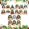 DIY Weihnachtsdekorationen für Zuhause Weihnachtskarten-Set 3D Pop-Up Kunstperlen Kunst Schneemann-Bastelset Weihnachtsmann Elch Kranz Karte Handgemacht Weihnachten Familie Und Freunde