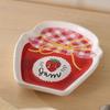 Cute Bread Shaped Ceramic Plate Seasoning Serving Dish Spice Snack Plates Fruit Sushi Bowl Kitchen Tableware Accessories
