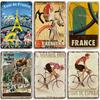 Segno di Latta Metallico Bicicletta Arrugginita Piatto Decorativo Casa Bar Studio Segni Metallici Poster Metallico Vintage Targhetta Metallica da Viaggio Piatto da Parete
