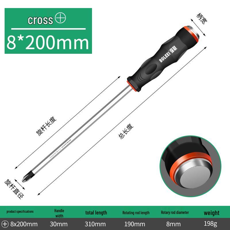 Multi-Function Screwdriver Tool Set: Cross-Head, Slotted, Torx, Flat-Head, Hammer-Compatible