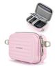 BAGSMART SLR Camera Bag, Compact, Waterproof Nylon Shoulder Case for Camera Storage, Stylish Everyday Bag, Pink