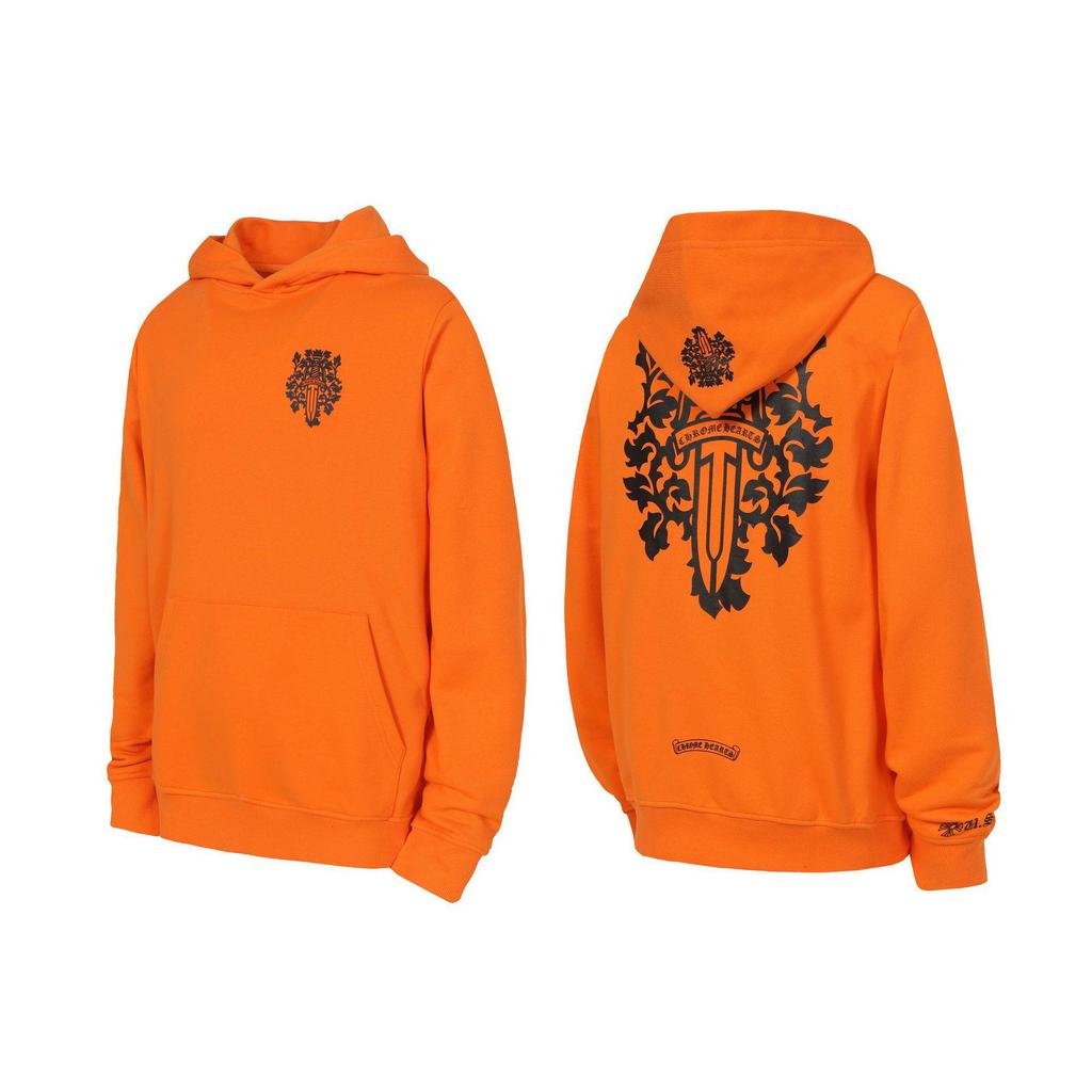 Unisex Autumn/Winter Horseshoe Hoodie with Sanskrit Print - European & American Trend