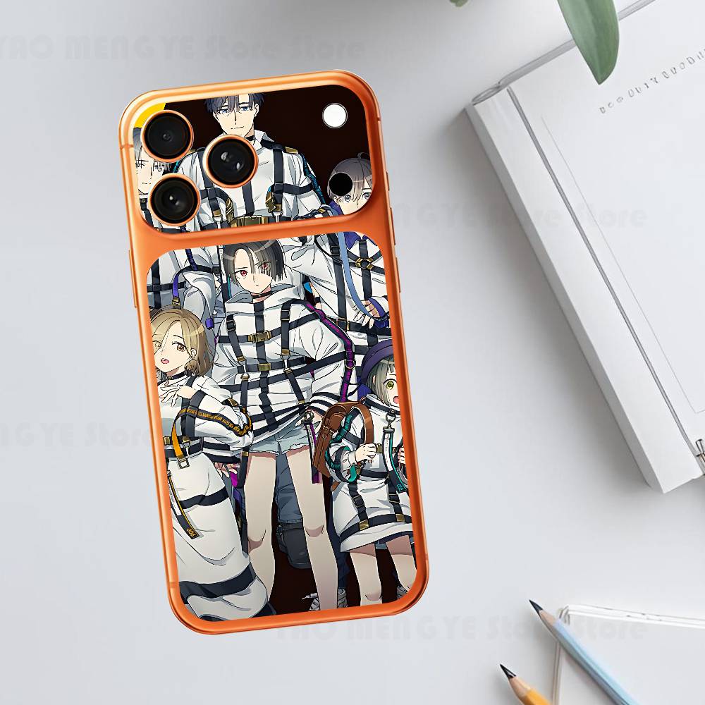 MILGRAM H-Haruka Yuno For Iphone 17 Pro ProMax Back Protective Decorative Sticker Back Cover