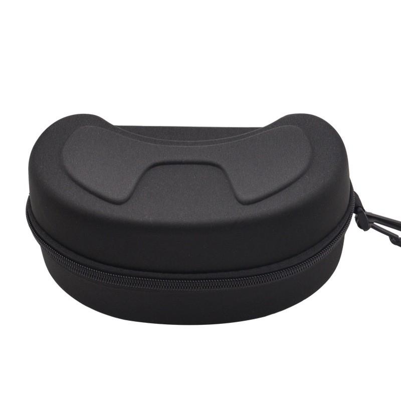 EVA Ski Goggle Case Protective Eyewear Box Snowboarding Cycling Outdoor Sports H01 Black Black