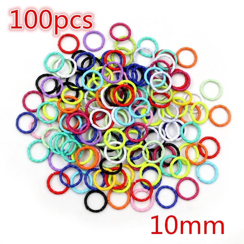 Colorful Mixed Alloy Split Jump Rings Lobster Clasp Eyelets Screw Pins Keychain DIY Jewelry Making Accessories Supplies