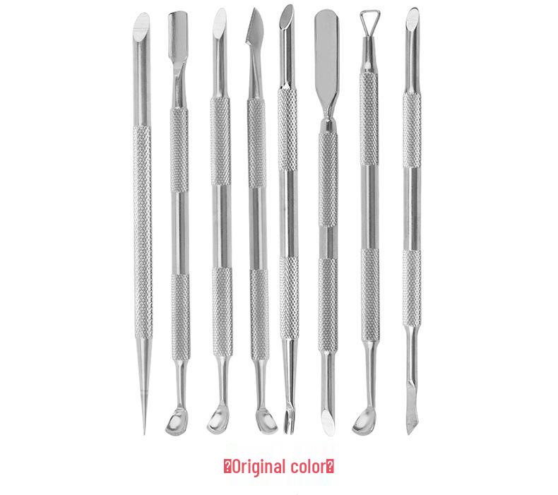 Russian Style Double-Headed Steel Manicure & Cuticle Remover