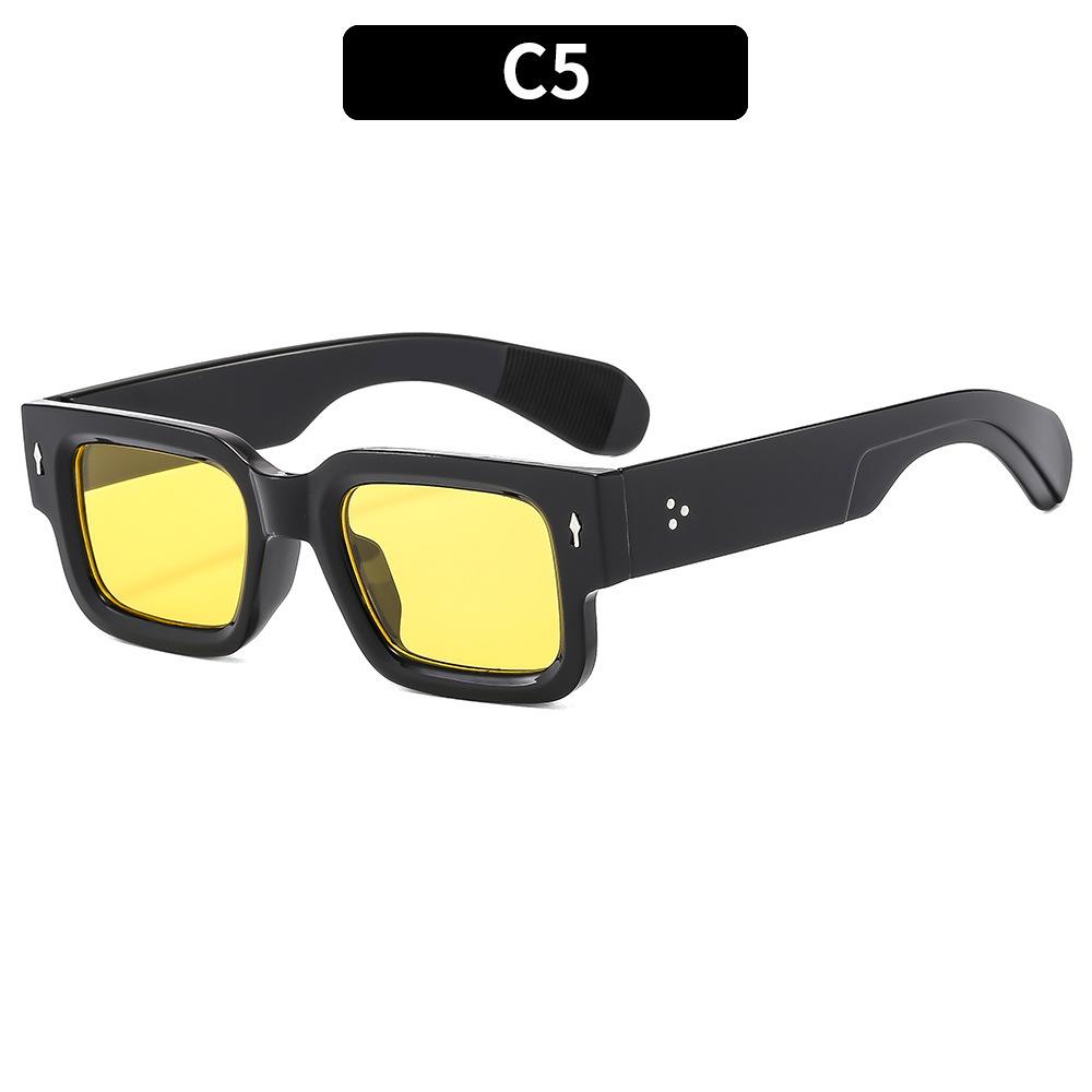 

New Big Frame Rectangle Sunglasses Fashion Women s Simple Glasses Retro Men Driving Sunshade Eyewear UV400 Gafas De Sol 1PC