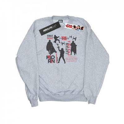 Mens The Last Jedi First Order Silhouettes Sweatshirt