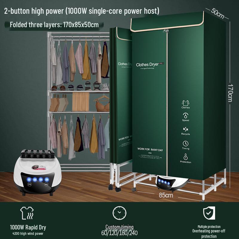Foldable Household & Dormitory Underwear and Baby Dryer Cabinet & Rack