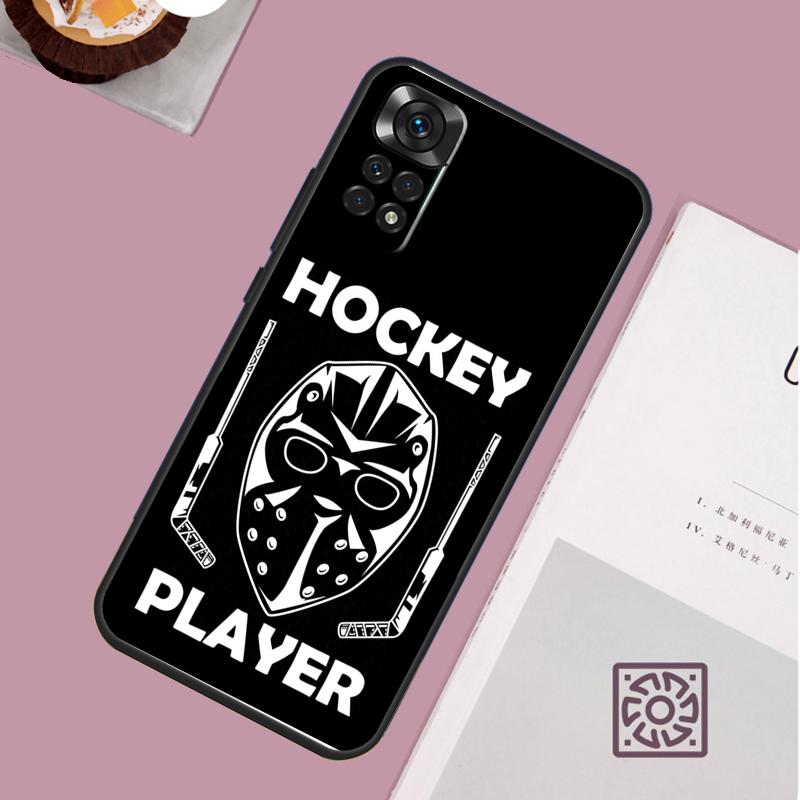

Ice Hockey Player Case For Redmi Note 12 10 9 8 11 13 Pro 9S 10S 11S 12S Phone Cover For Redmi 12C 9C 10C 13C Redmi 13C