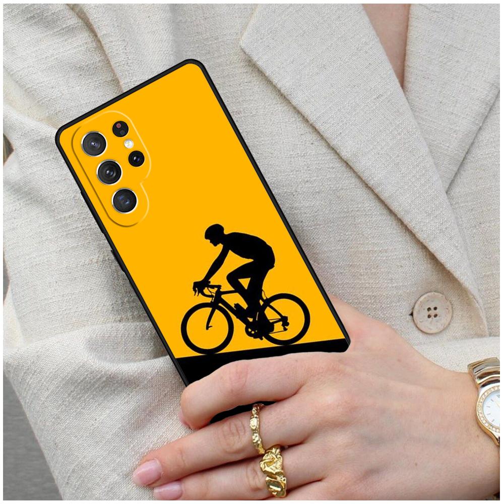 Custodia per Cellulare Bici Mountain Bike MTB per Samsung Galaxy S26 Ultra S25 S24 S23 S22 S21 S20 Note10 Cover