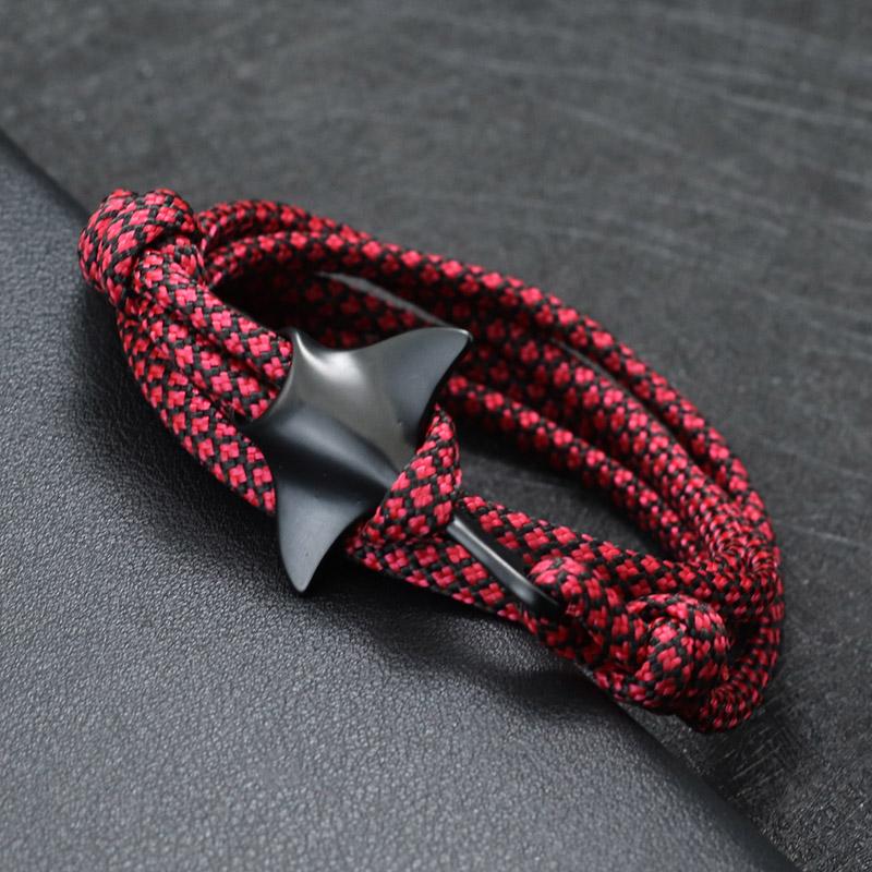 

Fashion Manta Bracelet Men Multilayer Adjustable Paracord Braclet Marine Animal Nautical Braslet Beach Surfer Accessories Homme винный