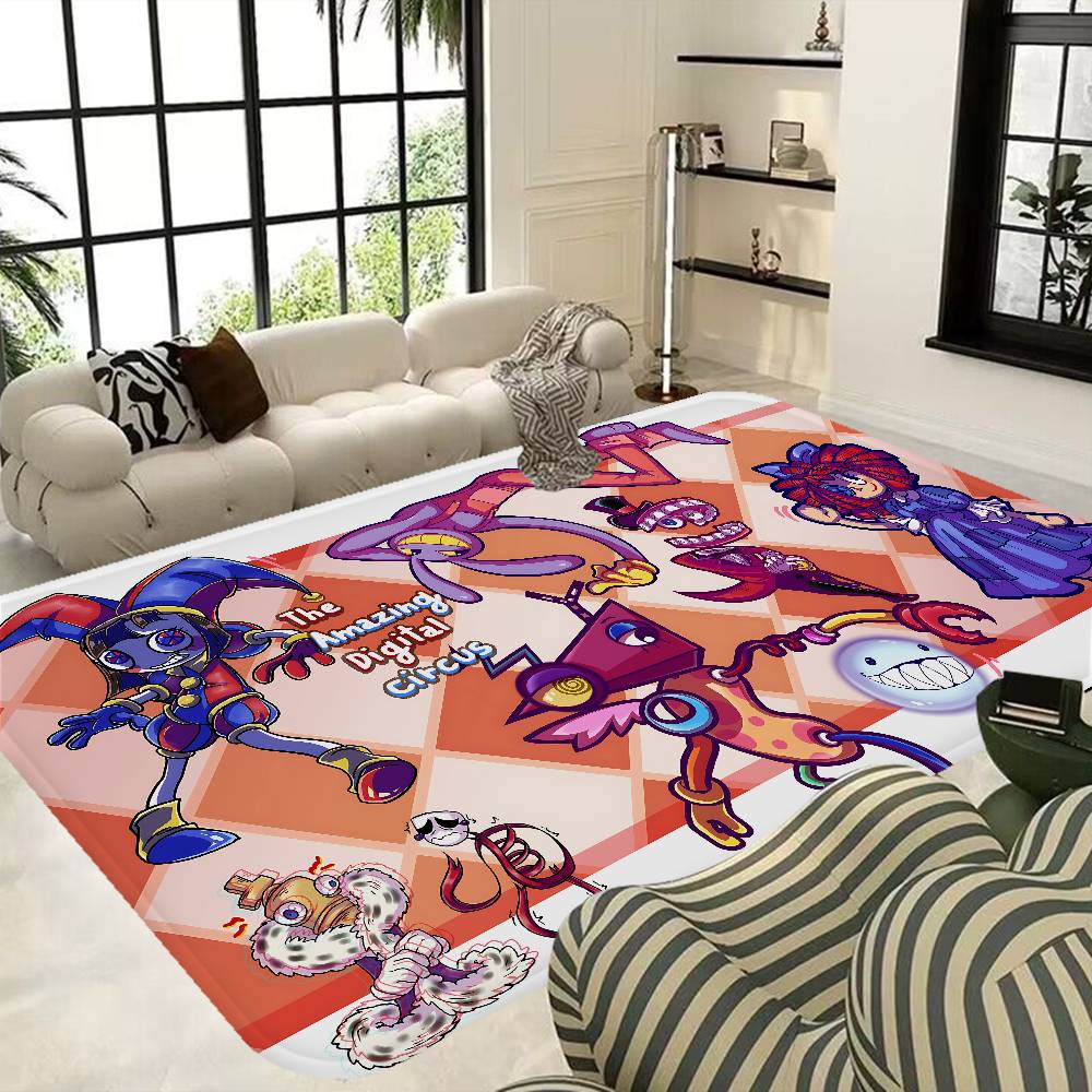 Cartoon The Amazing Digital C-Circus Kitchen Mat Cheaper Anti-slip Modern Living Room Balcony Printed Modern Home Decor