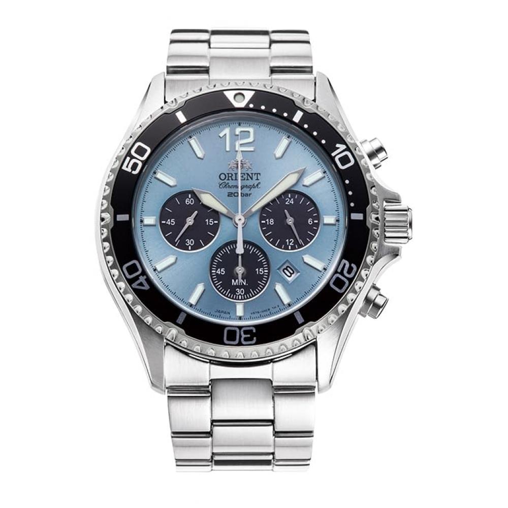 Mako Solar Rn Tx0206l [orient Watch] Wristwatch Marco Solar Powered Chronograph Domestic Manufacturer