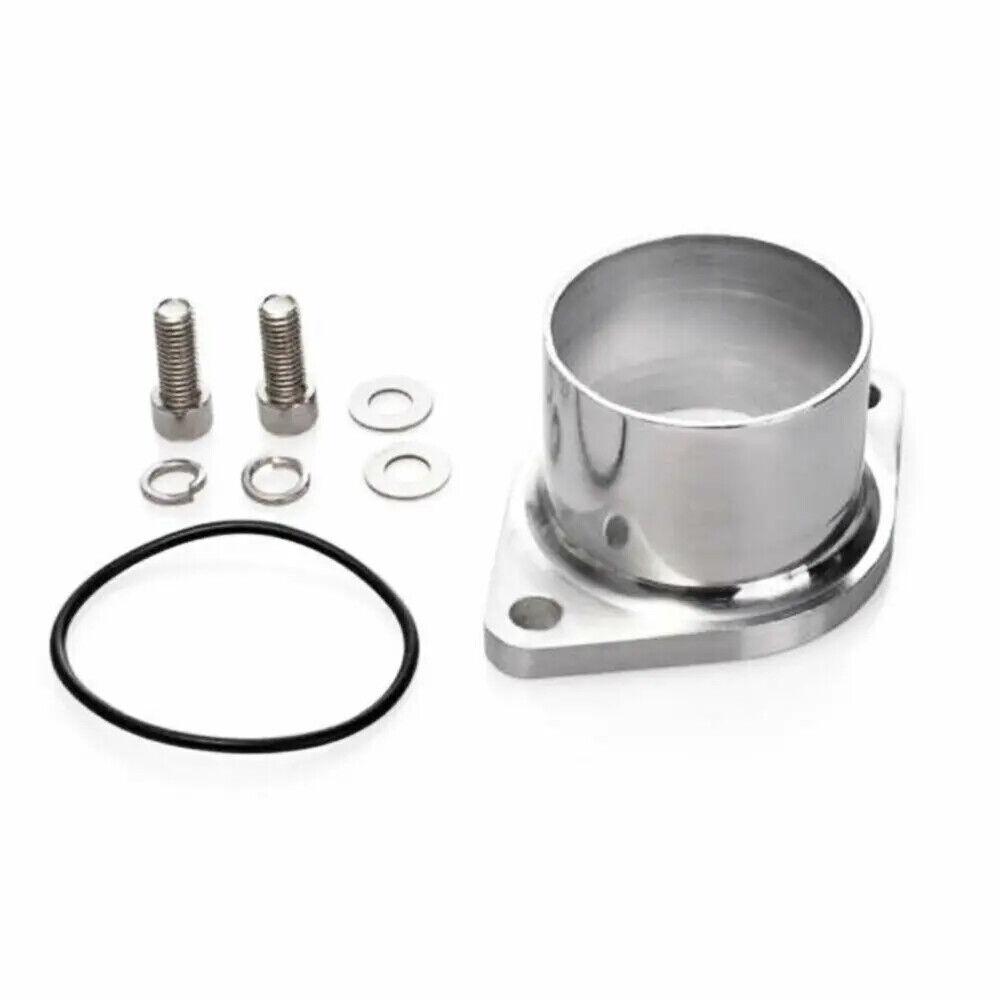 Turbo Compressor Inlet Adapter Flange For Nissan Garrett GT25 GT28 T25 T28 SR20DET серебряный