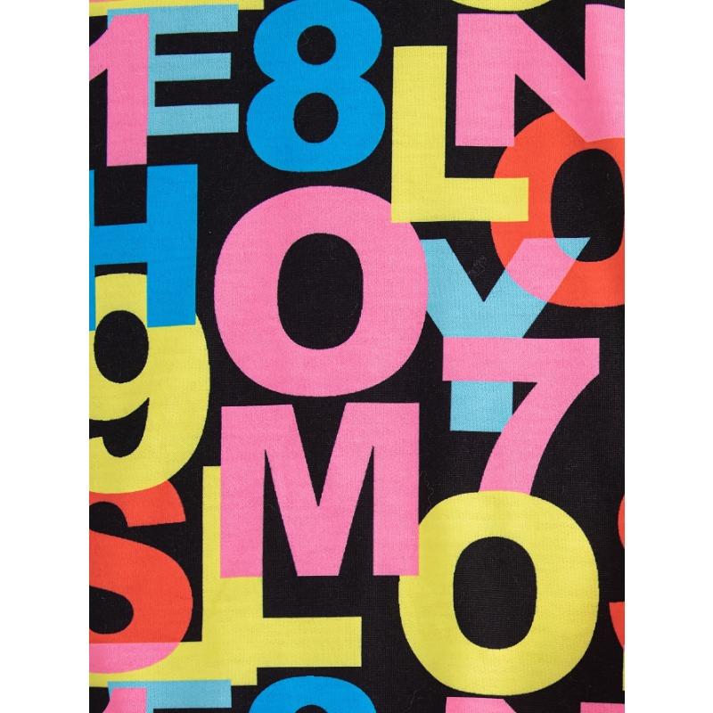 2pcs Girls' Casual Alphabet Print Long Sleeve Pullover & Long Pants Set | Crew Neck Knit Polyester with Slight Stretch