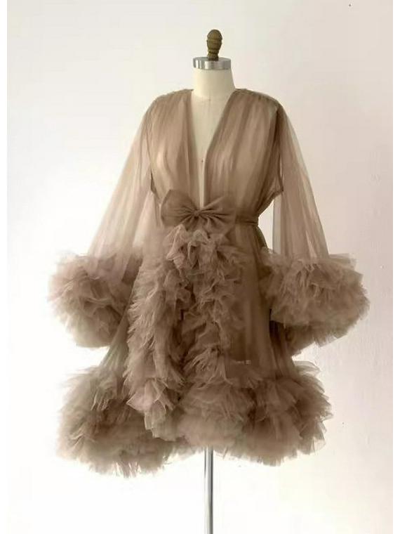 

Сетчатый халат и платье для беременных: Универсальный фото-наряд в 200+ цветах US 28W