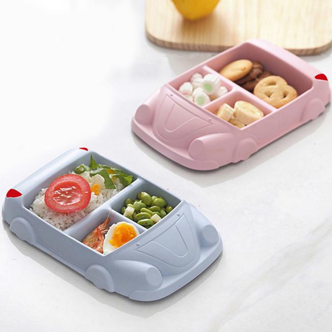 Baby Food Containers Infant Bamboo Fiber Training Dishes Feeding Sets Kids Tableware Bowl Cup Plates
