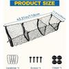 Cargo Net,Cargo Net For SUV,Truck Bed Organizer,Car Accessories Automotive Cargo Nets,3 Pocket Truck Bed Cargo Net,Truck Net Truck Storage,Mesh