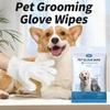 6Pcs Set Deodorizing Pet Wipes Gloves Pet Wipes Disposable Gloves Pet Care Cleaning Wipes