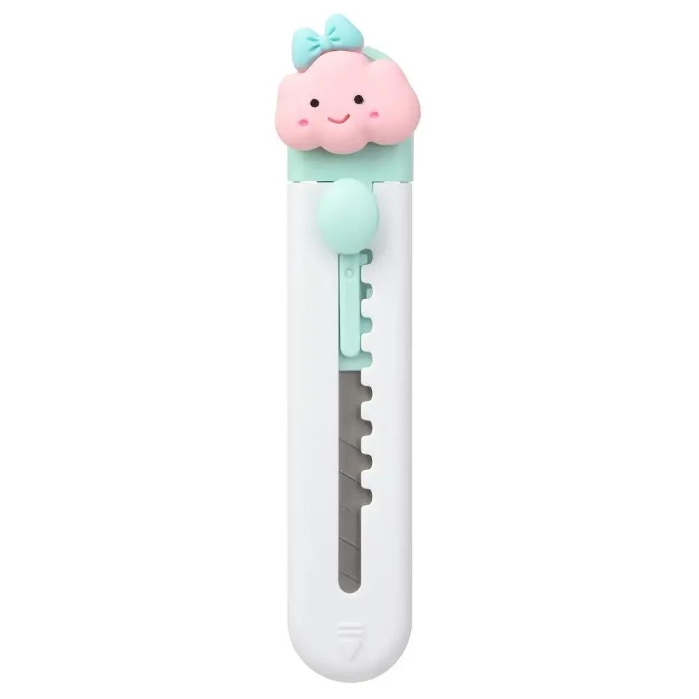 Mini Cat Paw Art Utility Knife Cute Transparent Utility Knife Express Box Knife Paper Envelope Opener Student Stationery Suppy