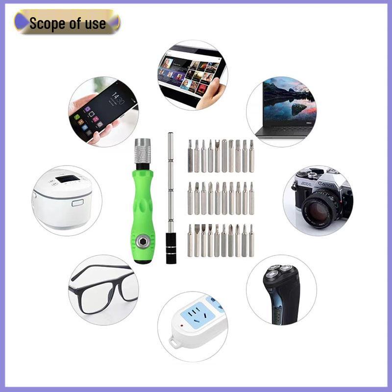 32-in-1 Large Magnetic Telescopic Screwdriver Set for Mobile & Computer Repair