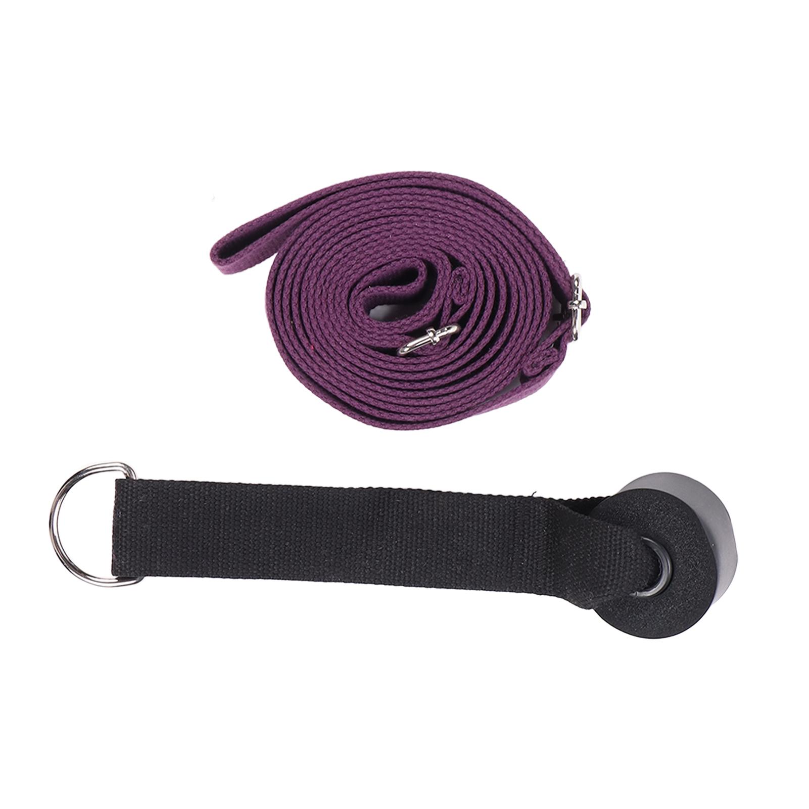 

Гибкий бытовой растягивающийся ремень для дверей, танцев, балета, гимнастики, растяжитель для ног Dark Purple