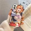 Kiryu Coco Anime H-hololive Phone Case For IPhone 17 Air 16 15 14 13 Pro Max 11 12 Black Silicone Cover