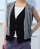 Peullabijeum Layered Knit Vest - Gray