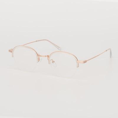 SBKA Glen-C02 Clear Semi-Rimless Glasses