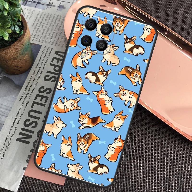 

Cute Corgi Dog For Samsung Galaxy M55 M15 M13 M23 M33 M53 M30s M31s M12 M32 M52 M20 M21 M51 M34 M54 Case Samsung M32 4G