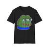 Crying Pepe Meme T-Shirt, Funny Gift for Friends, Unisex Apparel, Casual Wear, Unisex T-Shirt