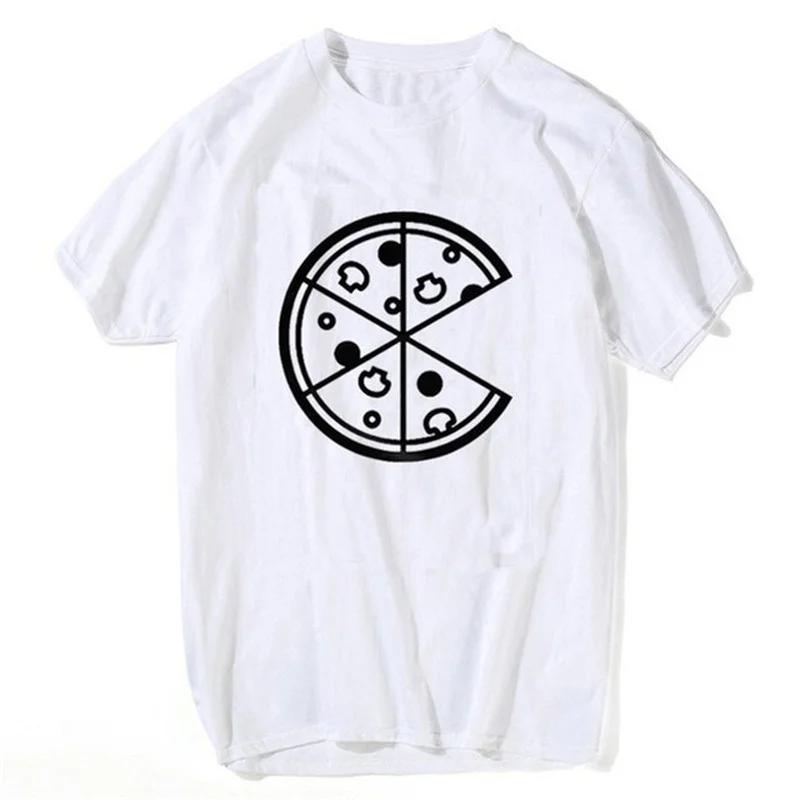 Creativity Pizza Print Women T Shirt Short Sleeve O Neck Loose Women Tshirt Ladies Tee Shirt Tops Clothes Camisetas Mujer