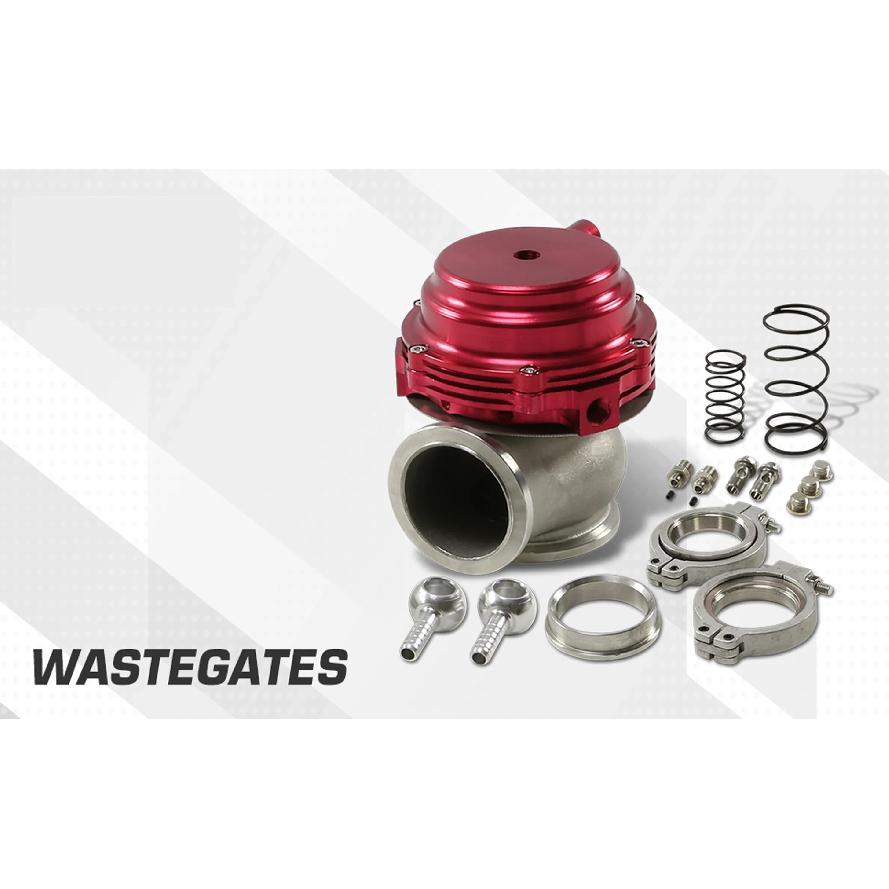 Car Universal 44mm External Wastegate V-Band Flanged Turbo Waste Gate For Supercharge Turbo Manifold With Logo Car Accessories